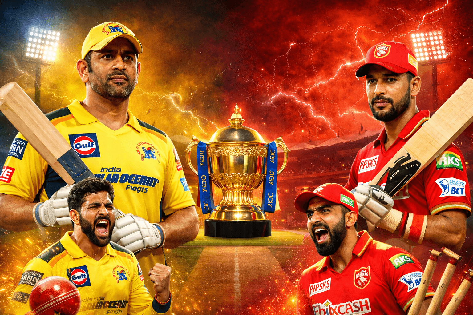 ഐപിഎല്ലിൽ ഇന്ന് ചെന്നൈ - പഞ്ചാബ് പോരാട്ടം