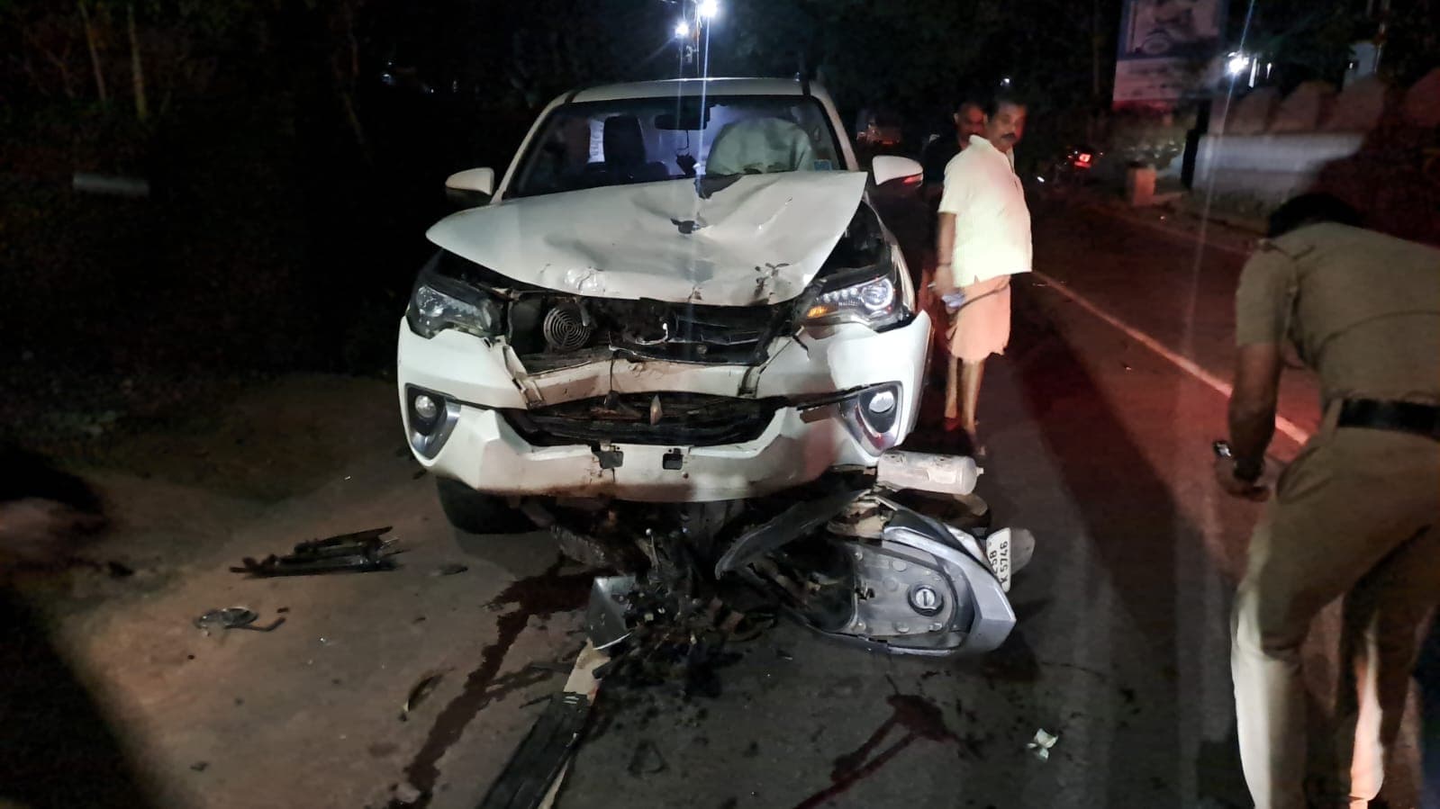 കുന്നപ്പാടി വാഹനാപകടം: സ്കൂട്ടർ യാത്രികൻ മരിച്ചു