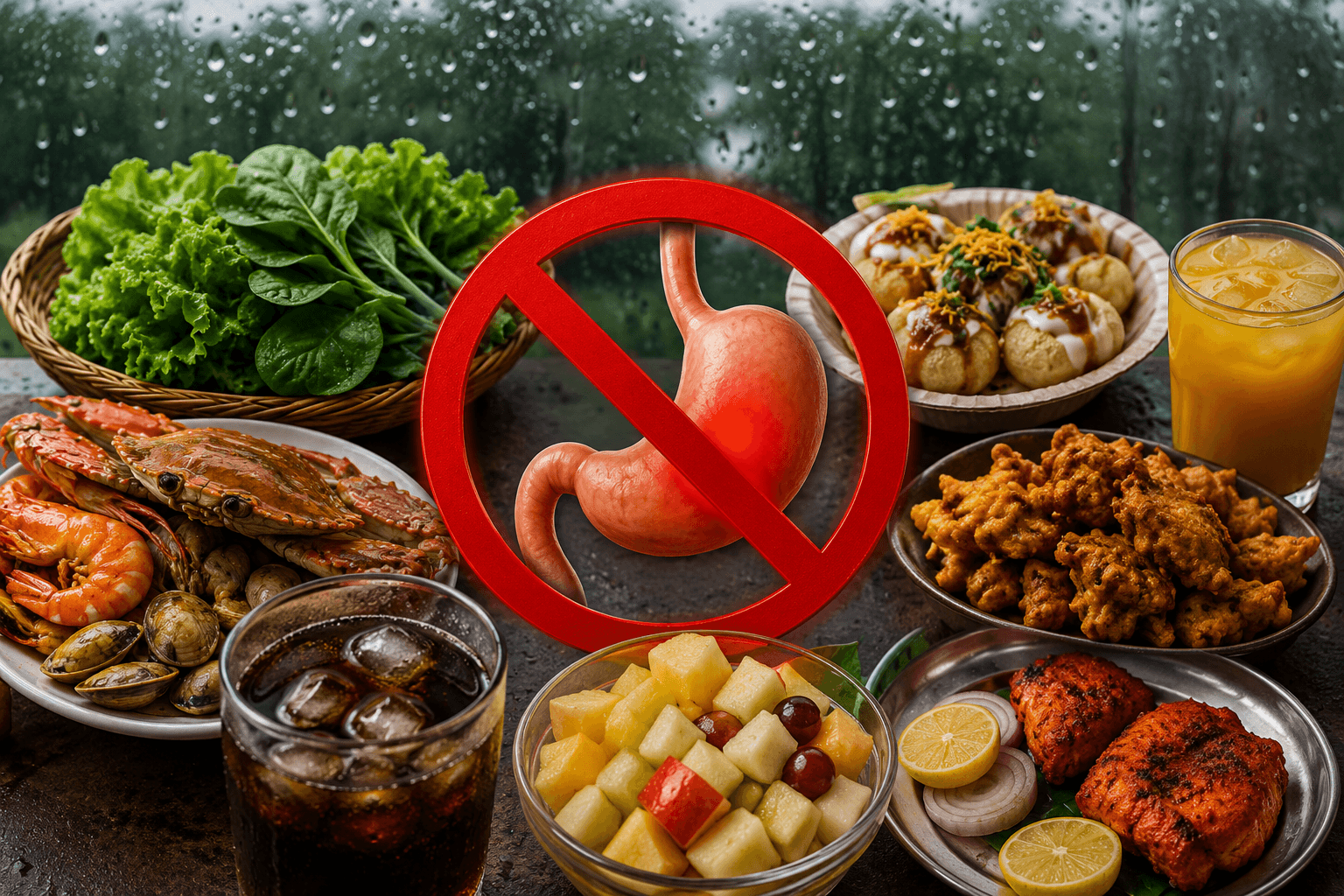 മഴക്കാലമായി, വയറിന് പണികിട്ടാതെ നോക്കണം: ഒഴിവാക്കാം ഈ ഭക്ഷണങ്ങൾ