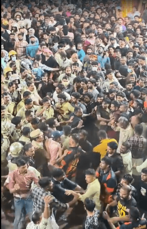 മുഴപ്പിലങ്ങാട് കൂറുമ്പ ക്ഷേത്ര താലപ്പൊലി മഹോത്സവത്തിൽ സംഘർഷം