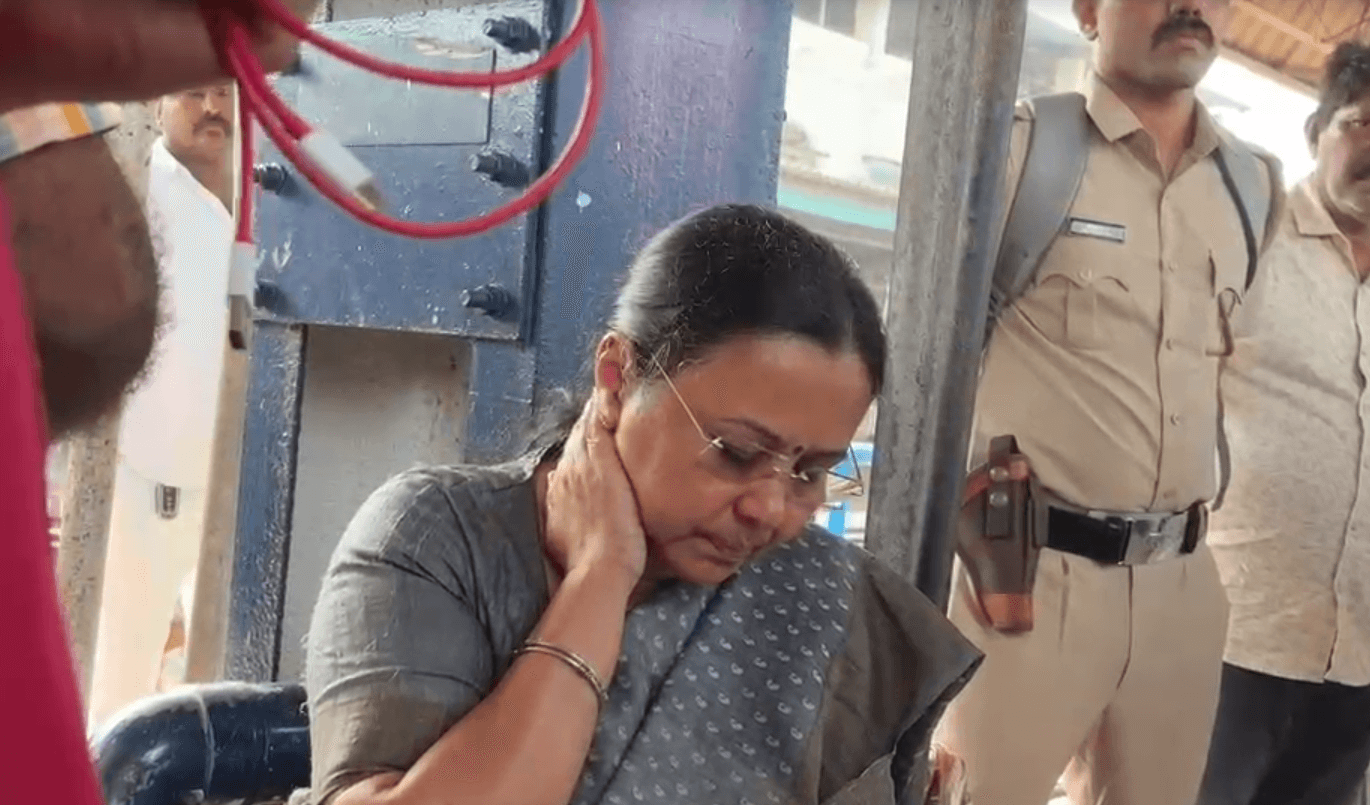 സിസിടിവി പരിശോധനയിൽ വീണാ ജോർജിനെ കയ്യേറ്റം ചെയ്യുന്ന ദൃശ്യങ്ങളില്ല