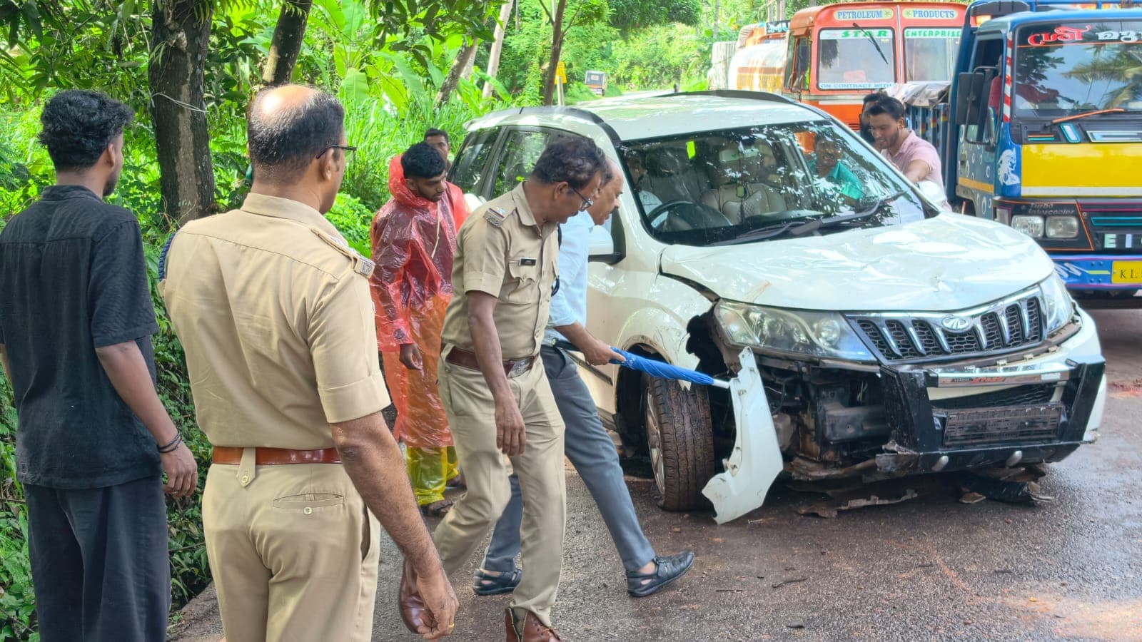 മമ്പറം പൊയനാട് കാറിടിച്ച് കാൽനടയാത്രക്കാരന് ദാരുണാന്ത്യം